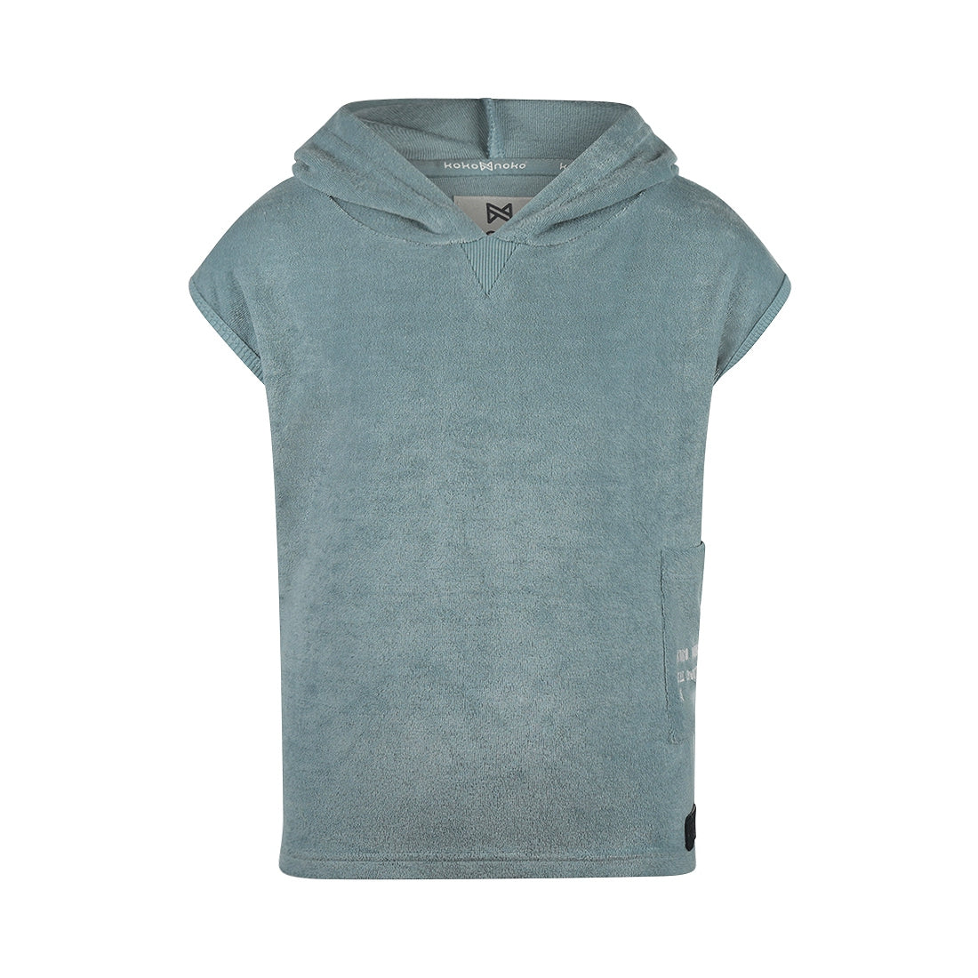 T-shirt sleeveless with hood loose fit (P54881-37)