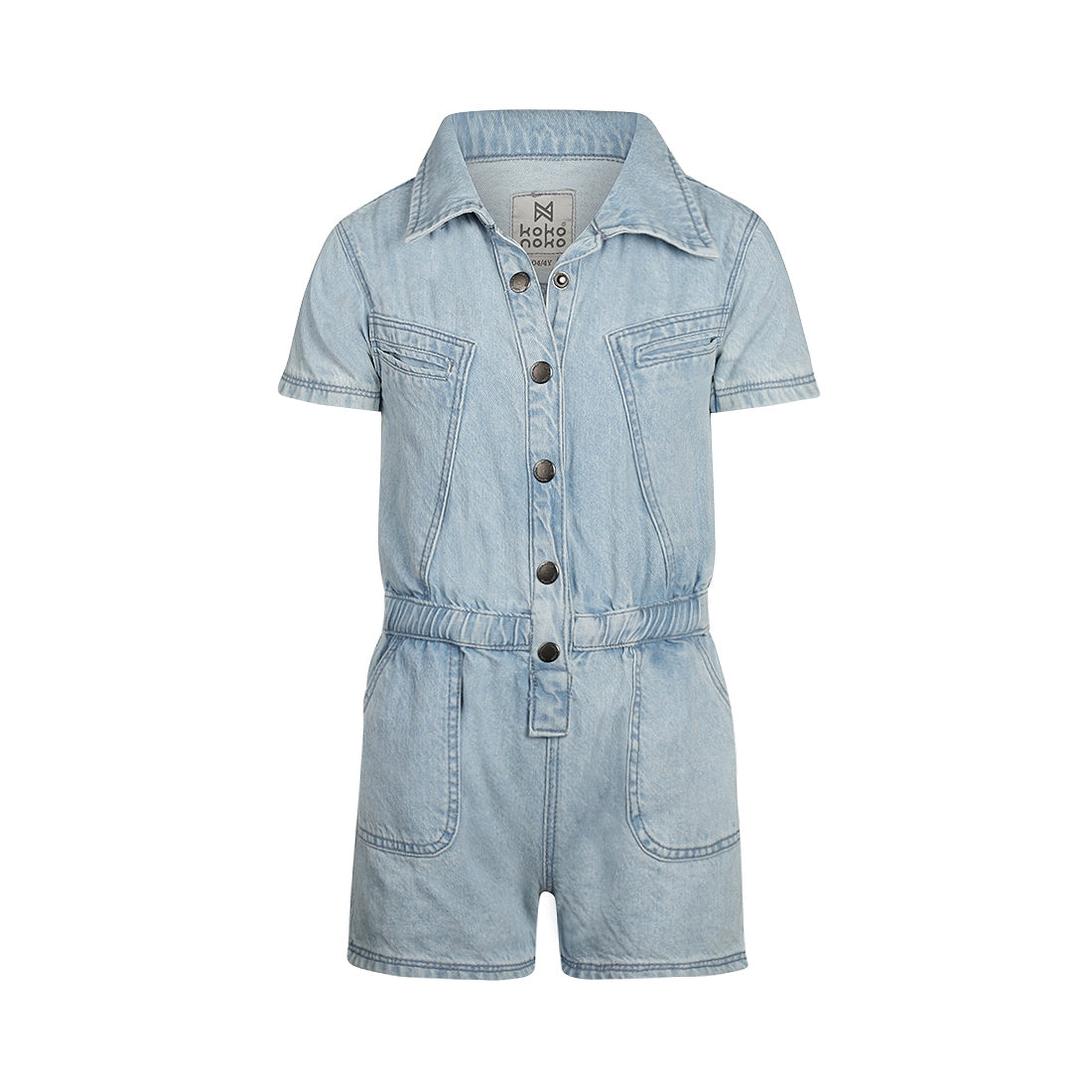 Jeans jumpsuit short (P54988-37)