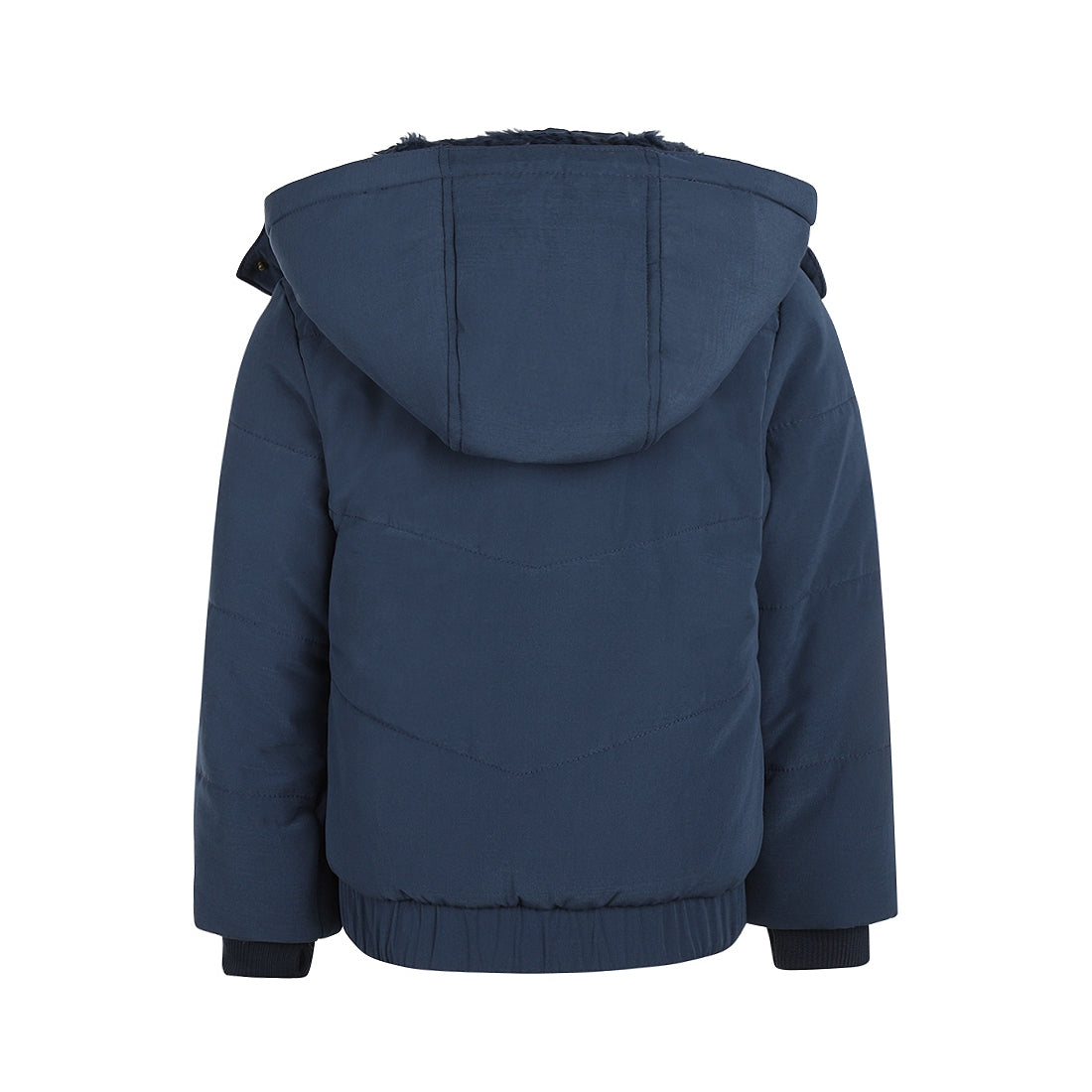 Jacket puff with hood water repellent (Q52945-37)