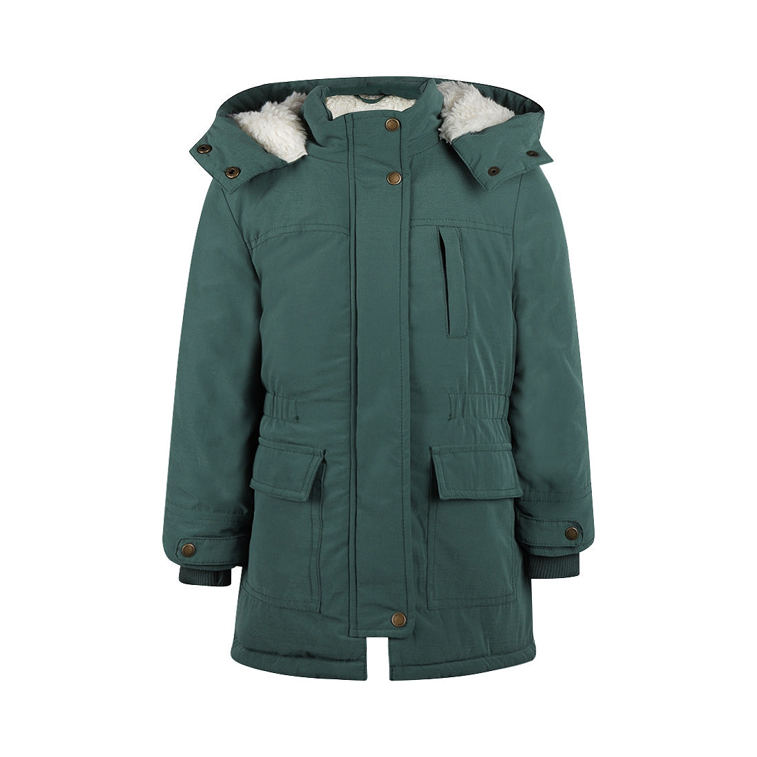 Jacket Parka with hood water repellent (Q52968-37)