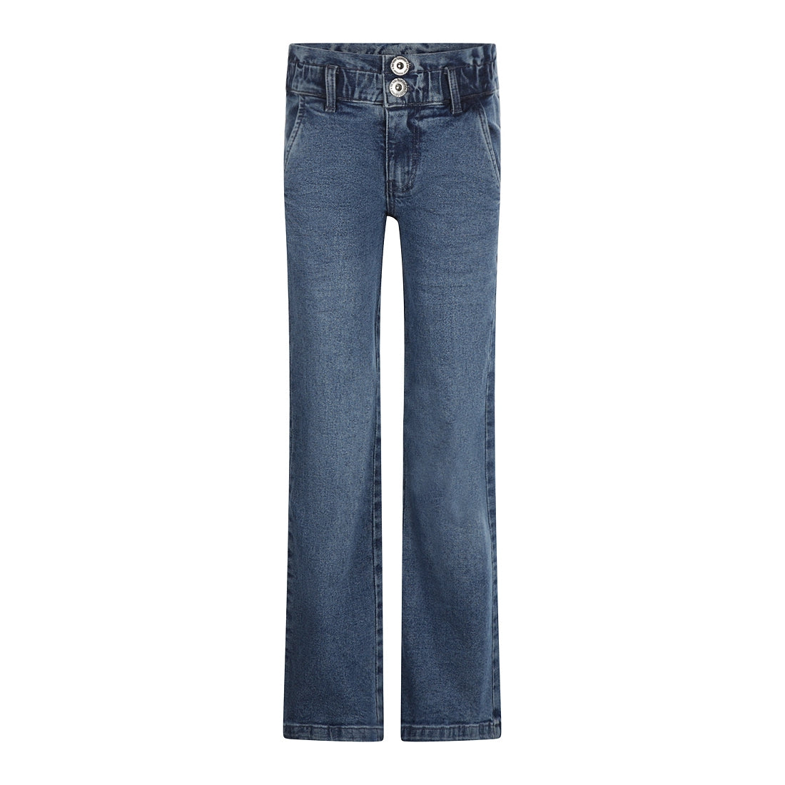 Jeans paperbag wide leg (R50056-1)