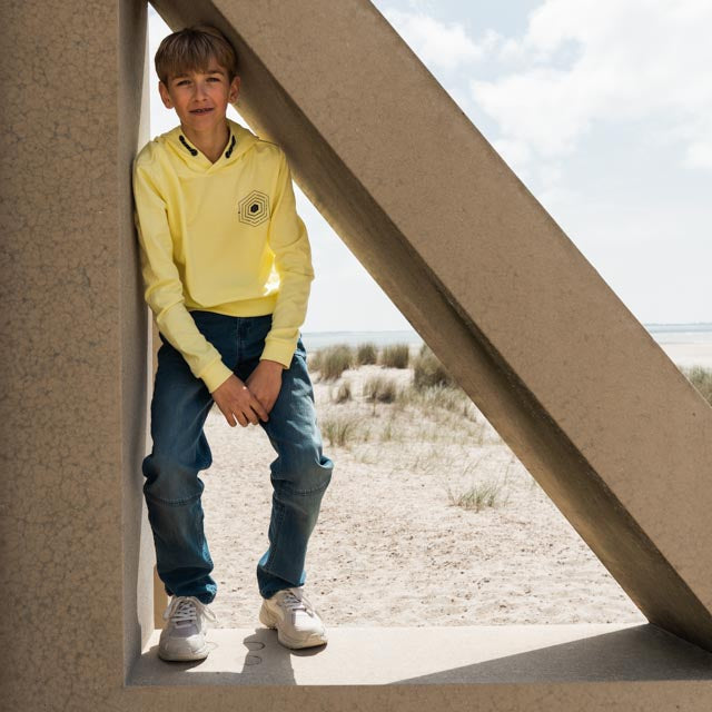 Sweater with hood ls (R50190-1)