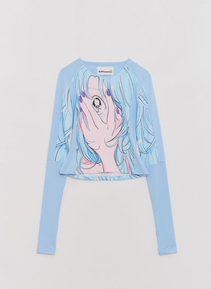 & speak love waits anime Long-sleeve top