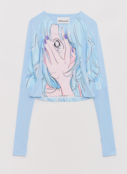 & speak love waits anime Long-sleeve top