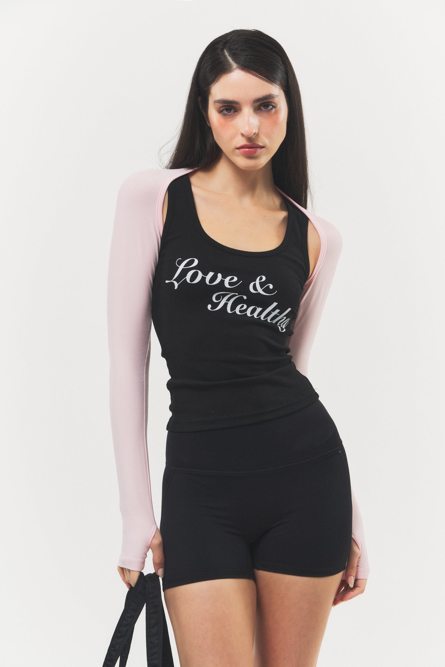 Love & Healthy Logo Sleeveless Top