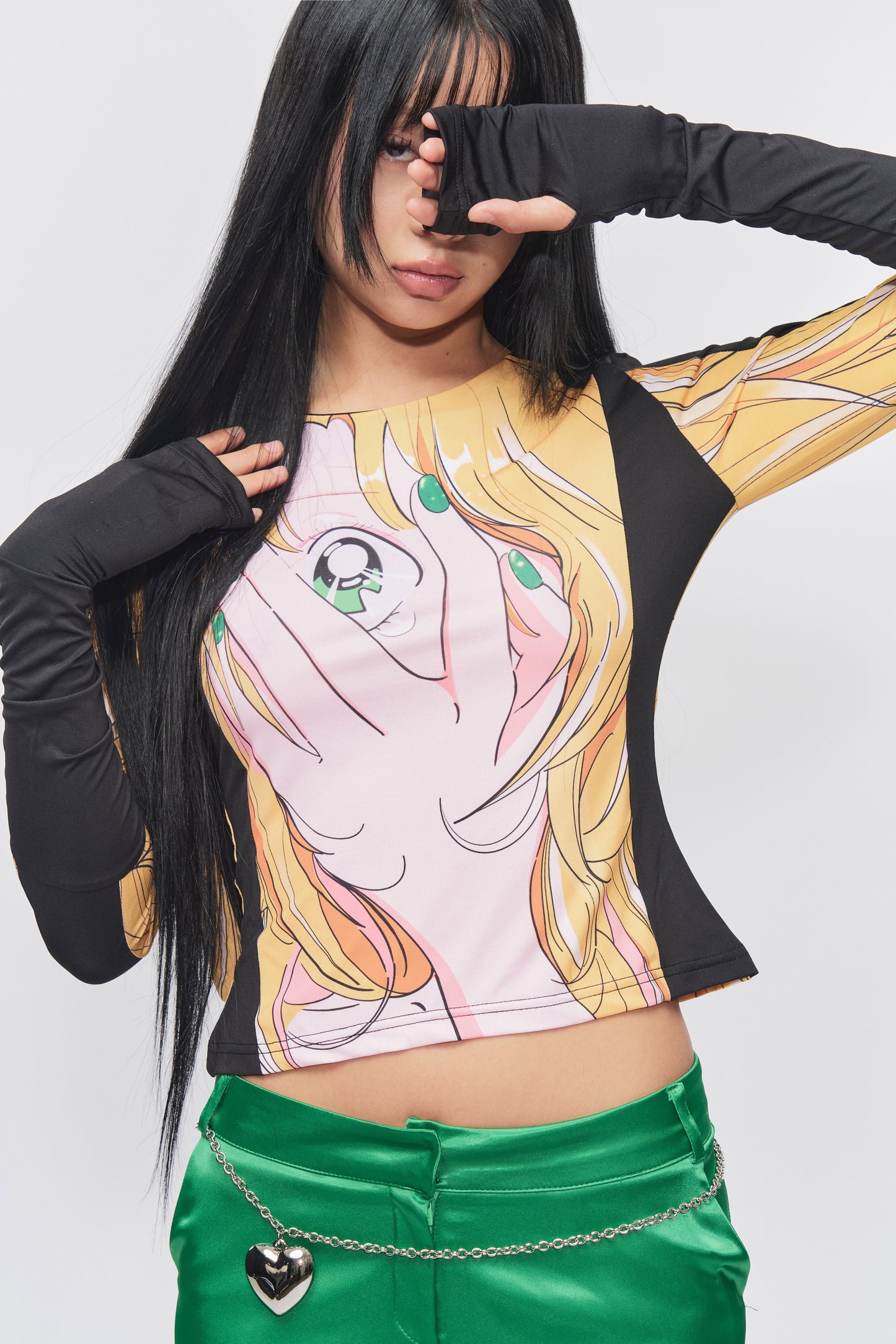 & speak love waits anime Long-sleeve top