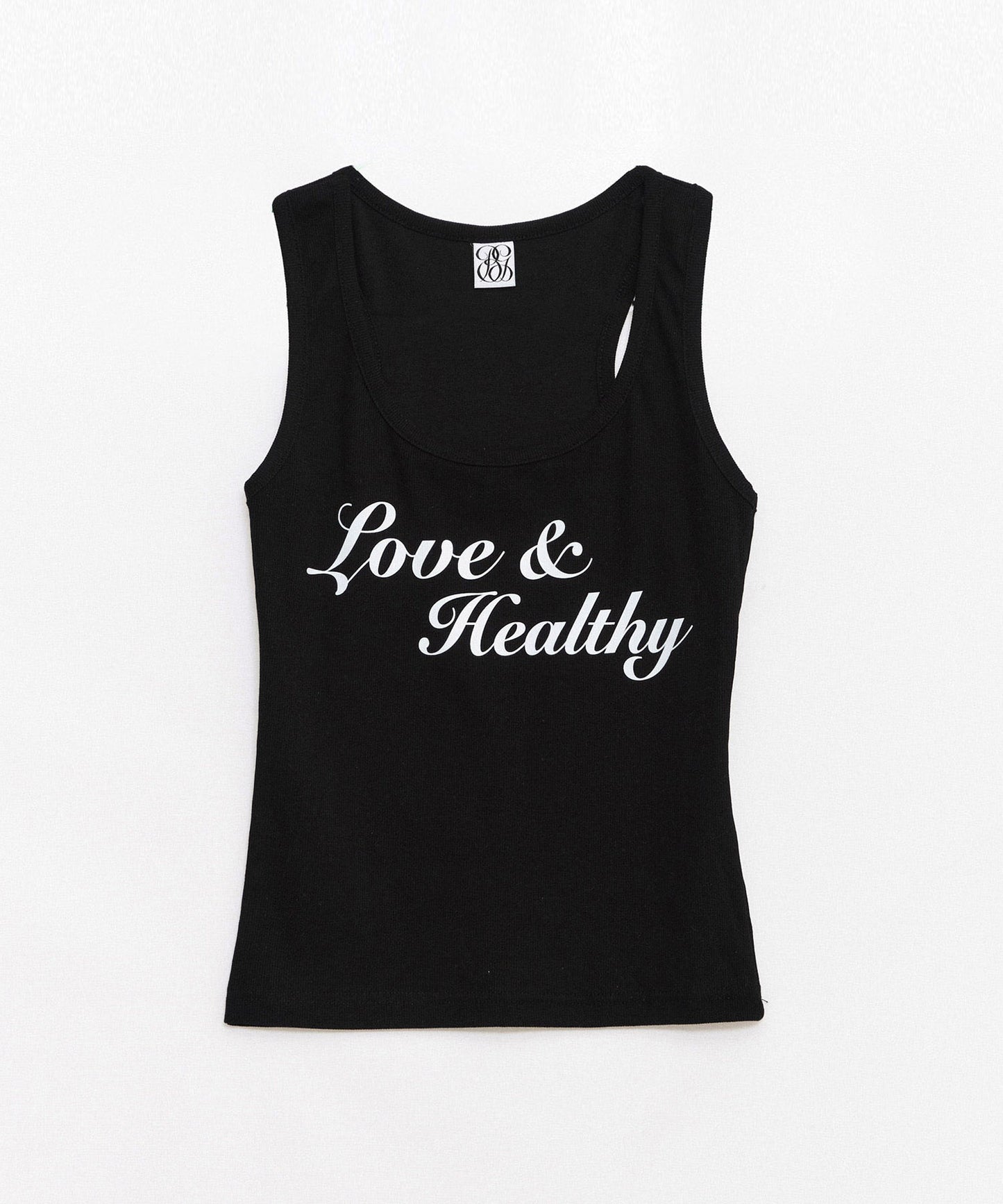 Love & Healthy Logo Sleeveless Top