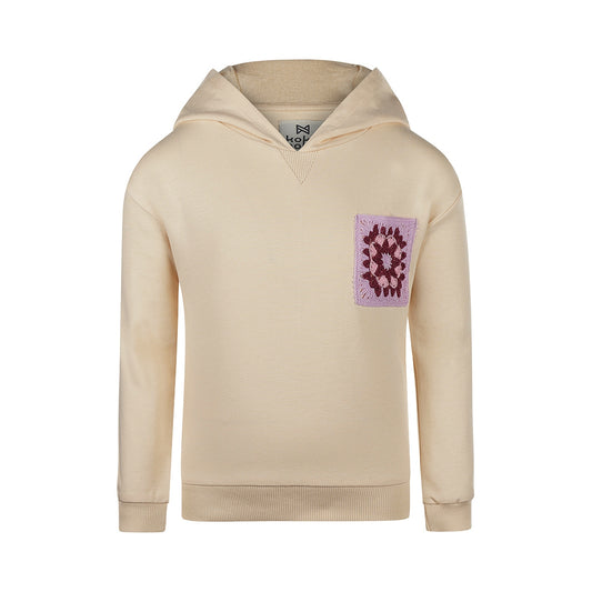 Sweater with hood dropped shoulder (P54992-37)